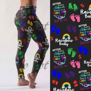RAINBOW BABY LIMITED CUSTOM YOGA BAND LEGGINGS